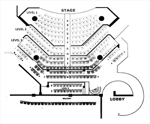 Teatrino 214 seats configuration